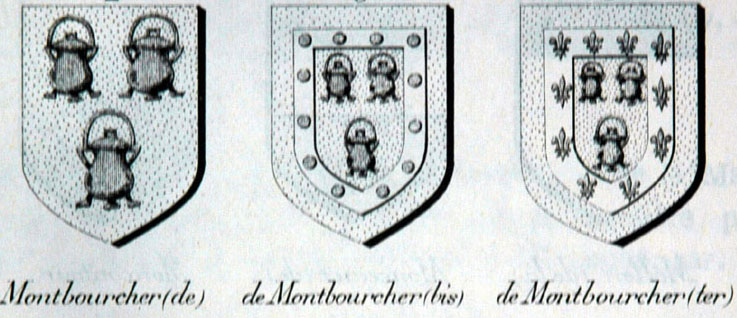 blasons de Montbourcher