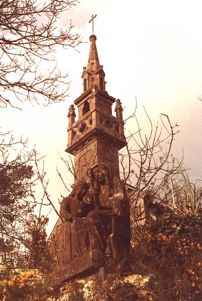 Statue de Sainte Anne à Brezal