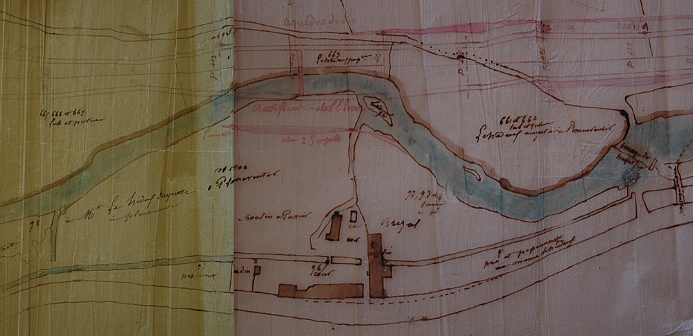 Déviation de l'Elorn près du moulin à papier de Brezal