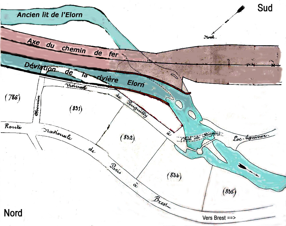 Déviation de l'Elorn au pont de l'Ariagon