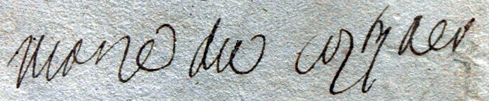 sa signature dans le quitus de 1647